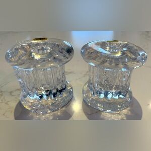 KOSTA BODA- 2 inch RURIK Handblown Glass Candleholders